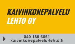 Kaivinkonepalvelu Lehto Oy logo